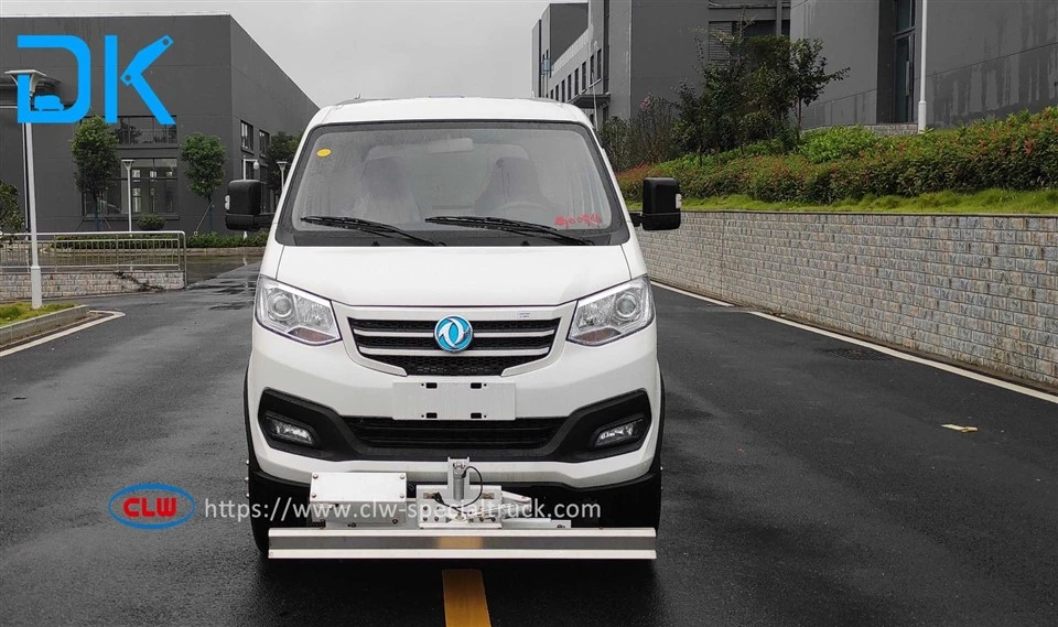 Pure electric road maintenance vehicle front