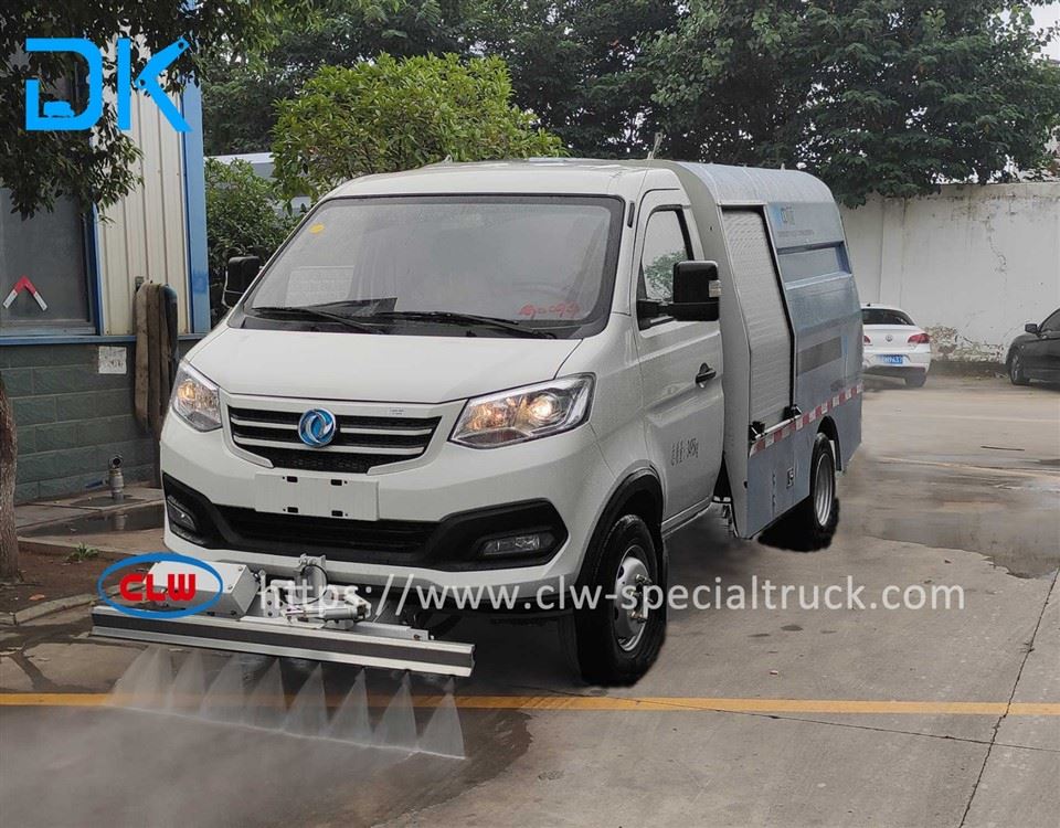 Pure electric road maintenance vehicle working mode