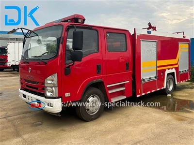 Camión de bomberos de espuma isuzu