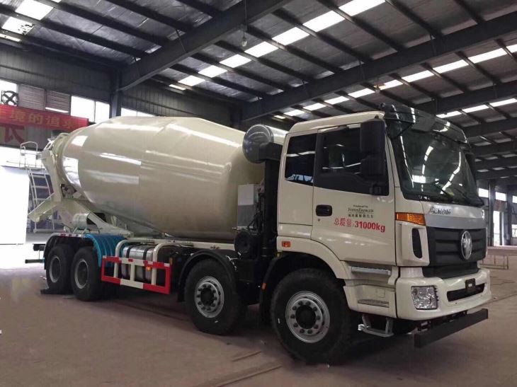 18.3 cubic yard concrete mixer truck