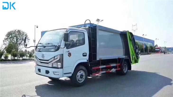 6 metros cúbicos camión compactador de basura