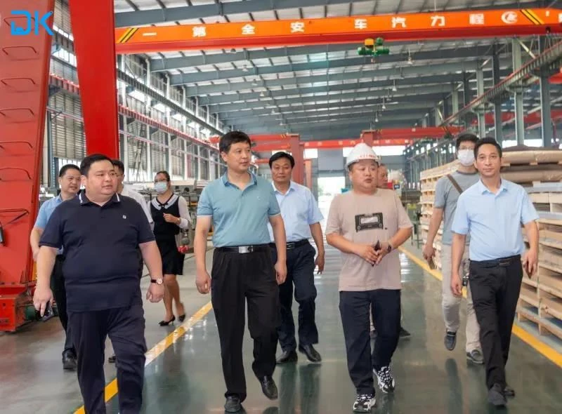 Una delegación del Tribunal Intermedio de Suizhou visitó la empresa Chengli p...