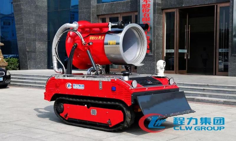Fabricación inteligente: CLW RXR-YM60000D Crawler Type Smart Fire Truck La pr...