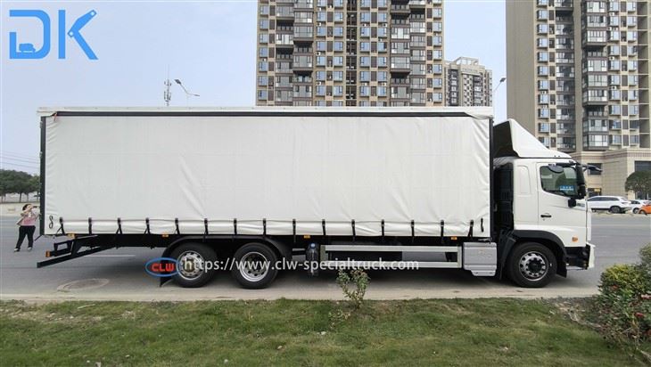 Hino 700 6x2 Curtain Side Truck